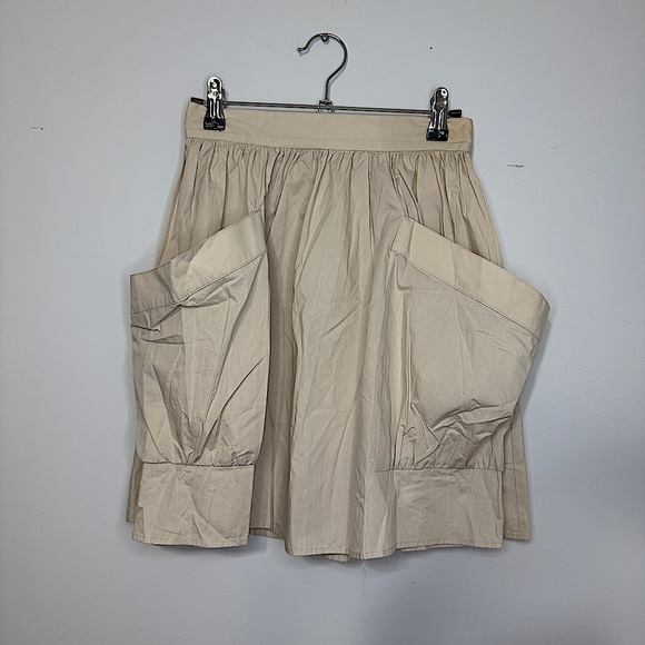 Fiorucci Beige Bubble Pocket Skirt Size IT 38 / US 0/24 - Picture 1 of 8